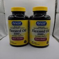 Lot Of 2 Nature Made Flaxseed Oil 1,000 mg 100 Sgels