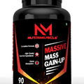 Massive Mass Gain Up Capsules - 90 Capsules For Muscle Mass, Strength, Stamina