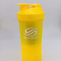 SmartShake 20oz Bottle Shaker Cup Neon Yellow 3 in 1 Design BPA Free - New