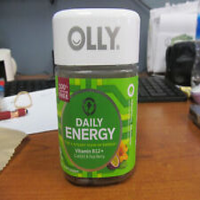 OLLY Daily Energy Tropical Passion With CoQ10 Goji Berry 60 Count exp 12/23