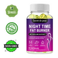 60PCS Night Time Fat Burner Supplement,Weight Loss, Appetite Suppressant, Detox~