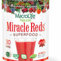 Macrolife Miracle Reds Vegan Antioxidant SuperFood 10 oz, 30 Serves IMMUNE BOOST