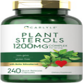 Plant Sterols 1200 mg | 240 Capsules | with Beta Sitosterol | by Carlyle