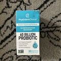 60 Billion Probiotic for Women and Men, 30 Count, Digestive & Gut Health New