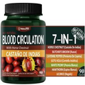 Blood Circulation Horse Chestnut Turmeric Blood Flow Support Capsules 90 count