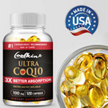 Ultra CoQ10 100mg - 3x Better Absorption, Heart Health, Energy & Endurance