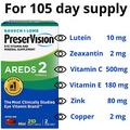 Bausch & Lomb PreserVision Eye Vitamin and Mineral Supplement 210 softgels