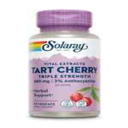 Solaray Vital Extracts Tart Cherry Triple Strength 680 mg 90 Vegcaps
