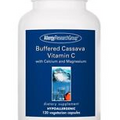 Buffered Cassava Vitamin C with Cal and Magn  120 VegeCapsules Allergy Research