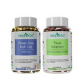 Neuherbs Daily Vitamin Supplement Combo vitamin c+Omega-3 Fish Oil 30 Units each
