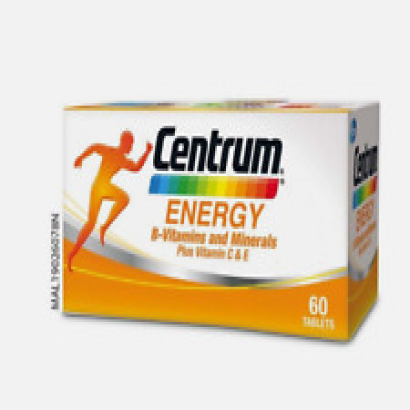 Centrum Energy B-Vitamins and Minerals + Vitamin C & E 60's