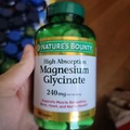 Nature's Bounty High Absorption Magnesium Glycinate 240 mg, 180 Capsules