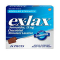 ex-lax Regular Strength Constipation Stimulant Laxative, Chocolate Pieces, 24 Ct
