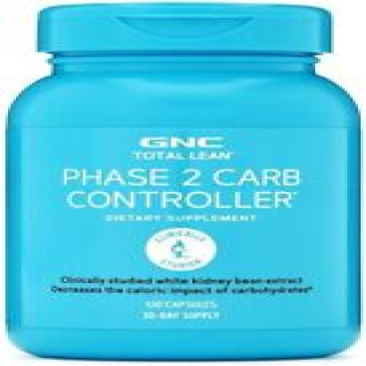 GNC Total Lean Phase 2 Carb Controller Decreases Calorie Impact 120 count