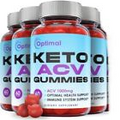 (4 Pack) Optimal  Keto ACV Gummies Weight Loss Supplement -Optimal Keto