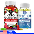 Keto ACV BHB Gummies/Capsules For Fat Burn Weight Loss Detox Keto Diet Pills