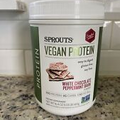 sprouts vegan protein White Chocolate Peppermint Bark protein 16.4oz