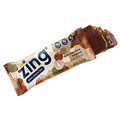 Zing Bars Plant Based Protein Bar, Dark Chocolate Hazelnut Nutrition Bar, 10g Protein, 6g Fiber, Vegan, Gluten Free, Non GMO, 12 count
