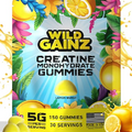 Creatine Monohydrate Gummies - Made in USA, 5g Potency Tested, Vegan, Supports Muscle Growth, Strength, Cognitive Function, Gluten-Free, Non-GMO, Creatine Gummy, Creatine Chews - 150 Gummies