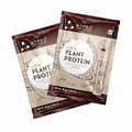 QURA Plant Protein Powder Pea Protein Isolate & Brown Rice Vegan Protein Powder-Pack of 10, Travel Pack 30 gm Each- Strawberry Flavour