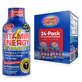 Vitamin Energy B12 Energy Drink Shots, Acai Pomegranate Flavor, Up to 7+ Hours of Energy, 1.93 Fl Oz, 24 Count