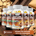 Organic Ceylon Cinnamon 1800mg - Highest Potency Blood Sugar Support 60pcs