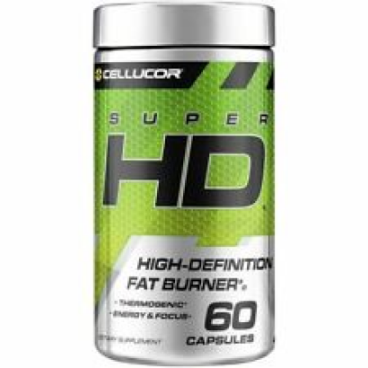 Cellucor SuperHD High-Definition Fat Burner 60 Capsules Dietary Supplement ATS