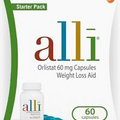 alli Weight Loss Diet Pills 60mg Capsules Starter Pack 60 Count,SEALED EX 10/24