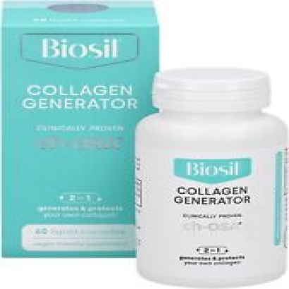 BioSil Vegan Collagen Generator, 60 Liquid Capsules, Clinically Tested
