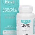BioSil Vegan Collagen Generator, 60 Liquid Capsules, Clinically Tested