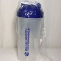 25 oz Clear BEACHBODY PERFORMANCE SHAKER CUP Bottle w/Mixing Insert Blue Top