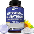NutriFlair Liposomal Glutathione Supplement Setria¨ 700mg - Pure Reduced,...