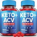(2 Pack) Keto ACV Gummies Advanced Weight Loss, Acv Gummies, ACV...