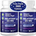 | Melatonin 20mg | 180 Quick Dissolve Tablets, 2-Pack | Natural Mixed Berry F...