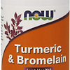 Supplements, Turmeric & Bromelain (Standardized Turmeric Extract) with Bromelain