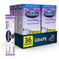 Pedialyte Electrolyte Powder Packets  Grape  36 Single-Serving Powder Packets