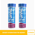 2 Pack Nuun Sport Hydration: Electrolyte Drink Tablet, Tri-Berry - 2x10 Count