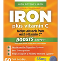 Vitron C High Potency Iron & Vitamin C Tablets 60ct ^