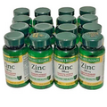 Lot of 4: Nature's Bounty Zinc 50 mg -For Immune Health 100 Caplets Each EX 2/25
