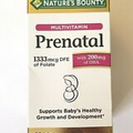 Nature's Bounty Multivitamin Prenatal, 200mg of DHA (60 Softgels) EXPIRES: 06/24