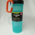 Contigo Fit Shake & Go 2.0 Shaker Bottle, Bubble Tea Teal Blue, 28 fl oz - New