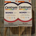Centrum Silver Multivitamins for Women 50+ Multimineral Supplement 65 Ct- 2 Pack