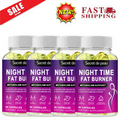 Night Time Fat Burner Supplement - Weight Loss Appetite Suppressant Detox Pills