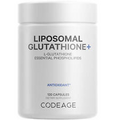 Codeage Liposomal Glutathione Essential Phospholipids Antioxidant Capsules (120