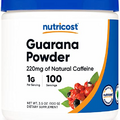 Nutricost Guarana Extract Powder 100 Grams - Natural Brazilian Herbal Caffeine/Energizer Supplement