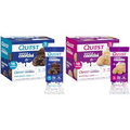 Quest Frosted Cookies Twin Pack, Chocolate Cake 16 Cookies & Birthday Cake 16 Cookies, 1g Sugar, 10-11g Protein, 2g Net Carbs