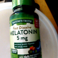 3 Natures Truth Fast Dissolve Melatonin 5mg Tablets 90ct  Natural Berry exp 7/25