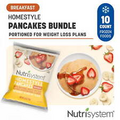 Nutrisystem Homestyle Pancakes, Frozen Breakfast-Ready, 10 Count.NEW
