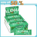 Aloha - Plant-Based Protein Bars Box Chocolate Mint Health Snacks - 24 Bars