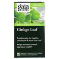 2 X Gaia Herbs, Ginkgo Leaf, 60 Vegan Liquid Phyto-Caps